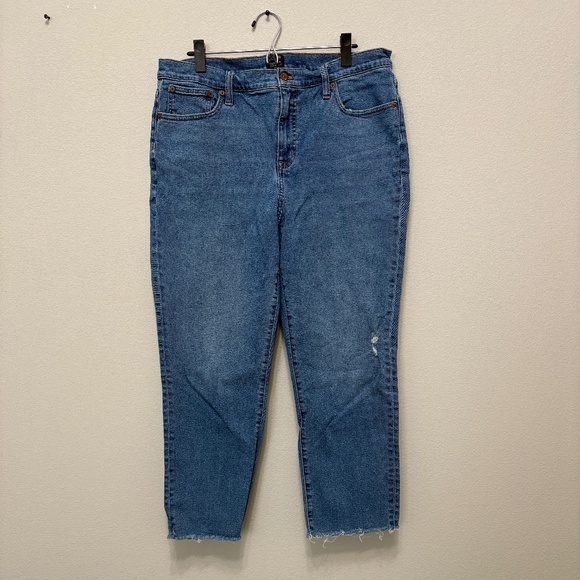 J. Crew Factory Essential Straight Jean in All Day Stretch, Size 32 - Picture 2 of 7